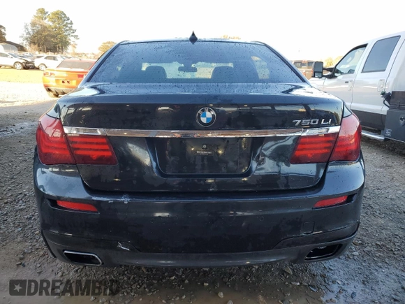 2015 BMW 7 Series 750Li with VIN WBAYE8C55FD781557, listed as a Copart auction lot 83984014 with 138,772 mi miles and Salvage Title. Bid and sale history available at carsss.com. Image 6.