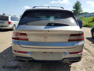2022 Genesis GV80 with VIN KMUHBDSBXNU101806, listed as a Copart auction lot 66889304 with 24,977 mi miles and Clean Title. Bid and sale history available at carsss.com. Image 6.