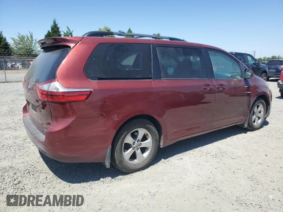 2017 Toyota Sienna LE Auto Access Seat with VIN 5TDKZ3DC3HS820585, listed as a Copart auction lot 64637025 with 288,501 mi miles and Clean title. Bid and sale history available at DreamBid. Image 3.