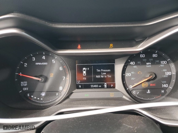 2021 Chevrolet TrailBlazer LS with VIN KL79MMS22MB058541, listed as a Copart auction lot 48895935 with 55,460 mi miles and Salvage Title. Bid and sale history available at carsss.com. Image 9.