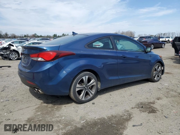 2014 Hyundai Elantra z VIN KMHDH6AH5EU027708, wystawiony jako Copart lot #49994285 z przebiegiem 213 201 mil mil oraz Tytuł czysty. Historia ofert i sprzedaży dostępna na DreamBid. Obrazek 3.