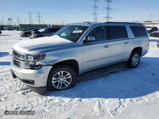 2019 Chevrolet Suburban LT with VIN 1GNSKHKC0KR380519, listed as a Copart auction lot 45405935 with 101,110 mi miles and Salvage Title. Bid and sale history available at carsss.com. Image 1.