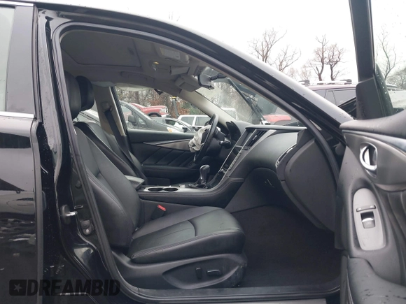 2015 Infiniti Q50 Premium with VIN JN1BV7AR1FM405854, listed as a IAAI auction lot 41516401 with 89,382 mi miles and . Bid and sale history available at DreamBid. Image 5.