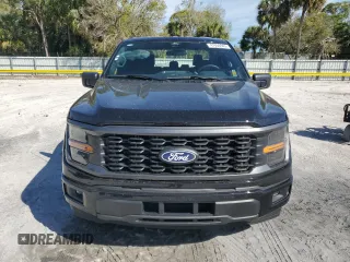 2024 Ford F-150 STX with VIN 1FTEW2KP2RKD25390, listed as a Copart auction lot 47856945 with 12,500 mi miles and Salvage Title. Bid and sale history available at carsss.com. Image 5.