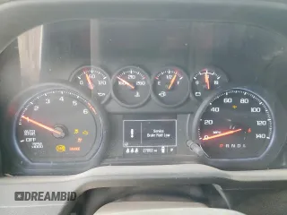 2024 Chevrolet Silverado 1500 Custom with VIN 1GCPDBEK5RZ285375, listed as a Copart auction lot 50422105 with 27,002 mi miles and Salvage Title. Bid and sale history available at DreamBid. Image 9.