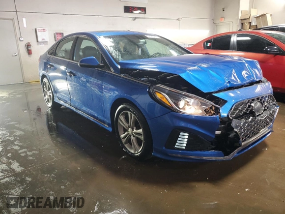 2018 Hyundai Sonata SEL with VIN 5NPE34AF2JH682939, listed as a Copart auction lot 51783255 with 90,531 mi miles and Salvage Title. Bid and sale history available at DreamBid. Image 4.