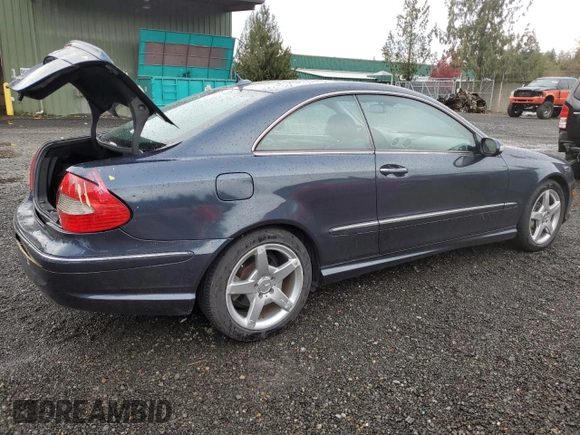 2007 Mercedes-Benz CLK-Class 5.5L with VIN WDBTJ72H87F209482, listed as a Copart auction lot 78612784 with 85,107 mi miles and Salvage Title. Bid and sale history available at carsss.com. Image 3.