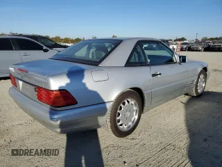 1996 Mercedes-Benz SL-Class with VIN WDBFA67F7TF129745, listed as a Copart auction lot 77851354 with 83,118 mi miles and Clean Title. Bid and sale history available at carsss.com. Image 3.