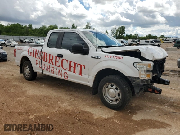 2016 Ford F-150 XL z VIN 1FTEX1C82GKF13354, wystawiony jako Copart lot #56194925 z przebiegiem 223 021 mil mil oraz Szkoda całkowita • Salvage title. Historia ofert i sprzedaży dostępna na DreamBid. Obrazek 4.