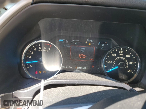 2016 Ford F-150 XL with VIN 1FTEW1CG6GFC52975, listed as a Copart auction lot 56809344 with 187,424 mi miles and Salvage Title. Bid and sale history available at carsss.com. Image 9.