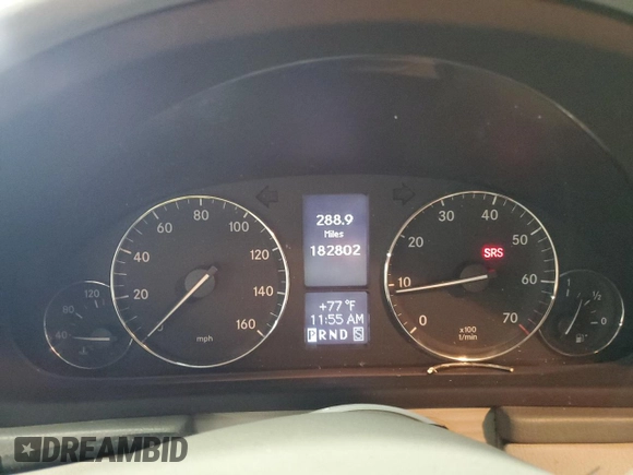 2006 Mercedes-Benz C 280 Luxury with VIN WDBRF92H16F752095, listed as a Copart auction lot 61414675 with 182,802 mi miles and Salvage title. Bid and sale history available at DreamBid. Image 9.