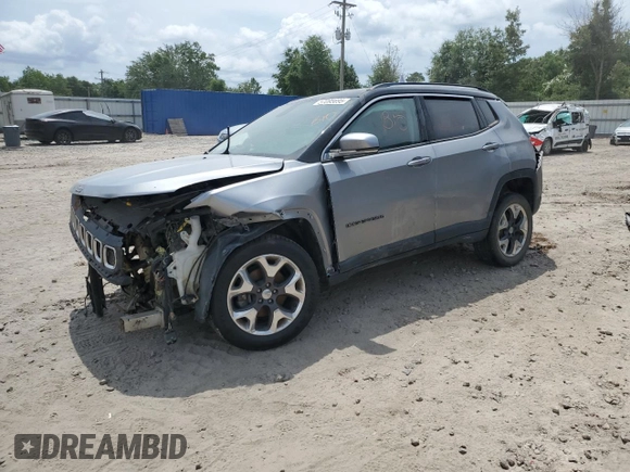 2018 Jeep Compass Limited with VIN 3C4NJDCB2JT101326, listed as a Copart auction lot 57095695 with 137,031 mi miles and Non repairable. Bid and sale history available at DreamBid. Image 1.