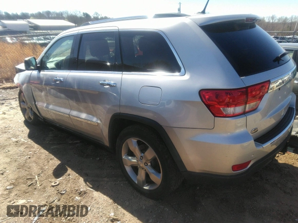 2011 Jeep Grand Cherokee Overland with VIN 1J4RS6GT2BC524217, listed as a IAAI auction lot 41827844 with 33,442 mi miles and . Bid and sale history available at DreamBid. Image 3.