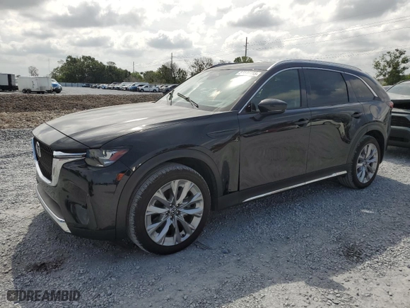 2024 Mazda CX-90 3.3 Turbo Premium with VIN JM3KKDHD1R1134385, listed as a Copart auction lot 54146455 with 15,399 mi miles and Clean Title. Bid and sale history available at carsss.com. Image 1.