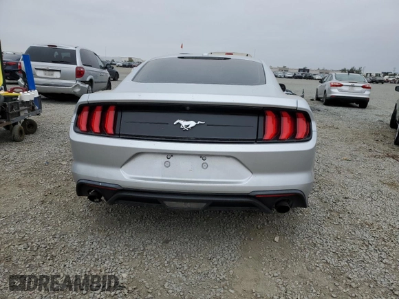 2019 Ford Mustang EcoBoost with VIN 1FA6P8THXK5196661, listed as a Copart auction lot 57685145 with 54,385 mi miles and Salvage title. Bid and sale history available at DreamBid. Image 6.