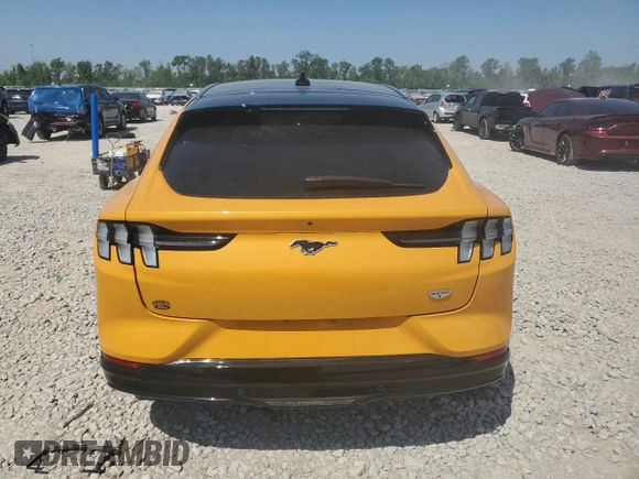 2022 Ford Mustang Mach-E California Route 1 with VIN 3FMTK2SU2NMA12766, listed as a Copart auction lot 51092405 with 22,549 mi miles and Salvage Title. Bid and sale history available at DreamBid. Image 6.