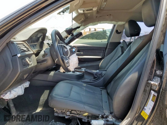 2015 BMW 3 Series 328i with VIN WBA3A5C58FF609385, listed as a Copart auction lot 61443955 with 195,705 mi miles and Salvage title. Bid and sale history available at DreamBid. Image 7.