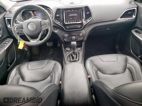 2019 Jeep Cherokee Limited with VIN 1C4PJMDN2KD124128, listed as a Copart auction lot 51630035 with 44,693 mi miles and Salvage Title. Bid and sale history available at carsss.com. Image 8.