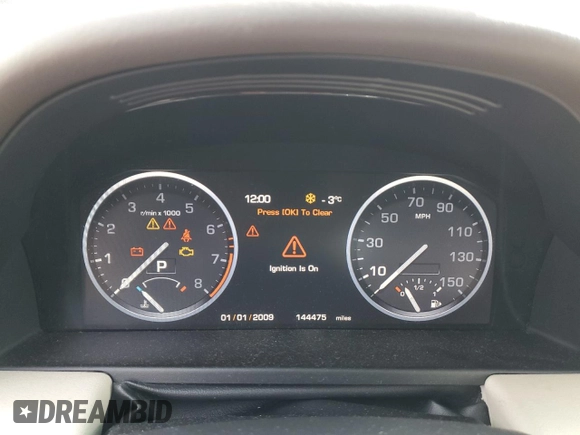 2010 Land Rover Range Rover HSE with VIN SALME1D48AA311735, listed as a Copart auction lot 46500135 with 144,475 mi miles and Clean title. Bid and sale history available at DreamBid. Image 9.