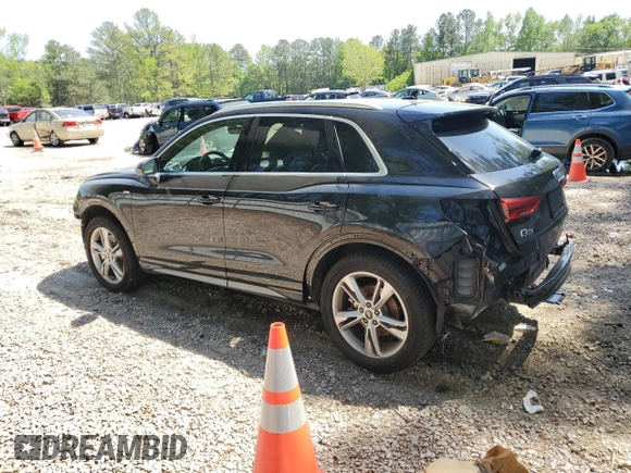2022 Audi Q3 S line Premium Plus with VIN WA1EECF38N1084994, listed as a Copart auction lot 47971623 with 15,511 mi miles. Bid and sale history available at carsss.com. Image 2.