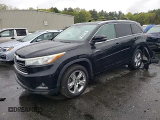 2015 Toyota Highlander Hybrid Limited with VIN 5TDDCRFH0FS008292, listed as a Copart auction lot 54967764 with 115,671 mi miles and Salvage Title. Bid and sale history available at carsss.com. Image 1.
