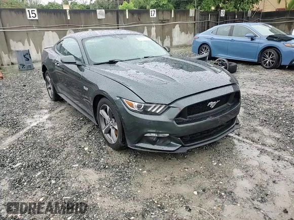 2016 Ford Mustang GT with VIN 1FA6P8CF4G5265057, listed as a Copart auction lot 59318395 with 42,565 mi miles and Salvage title. Bid and sale history available at DreamBid. Image 14.