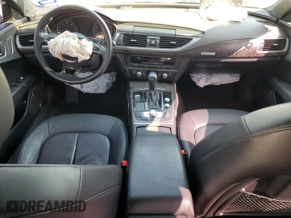 2017 Audi A7 Premium Plus with VIN WAUW2AFC6HN039280, listed as a Copart auction lot 55143424 with Not Provided miles and Salvage Title. Bid and sale history available at carsss.com. Image 8.