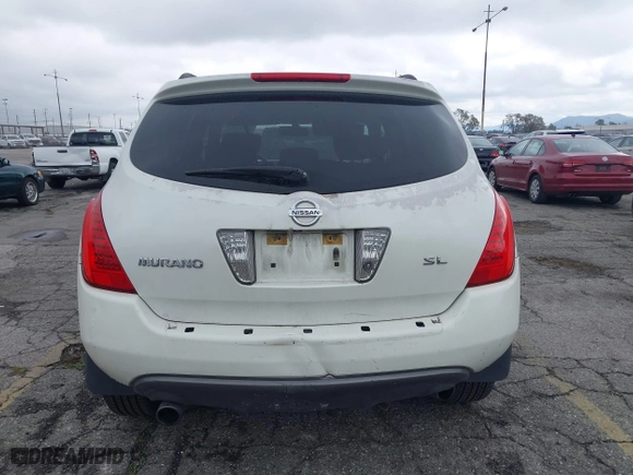 2007 Nissan Murano SL with VIN JN8AZ08T07W501393, listed as a IAAI auction lot 41910351 with 207,977 mi miles. Bid and sale history available at carsss.com. Image 18.