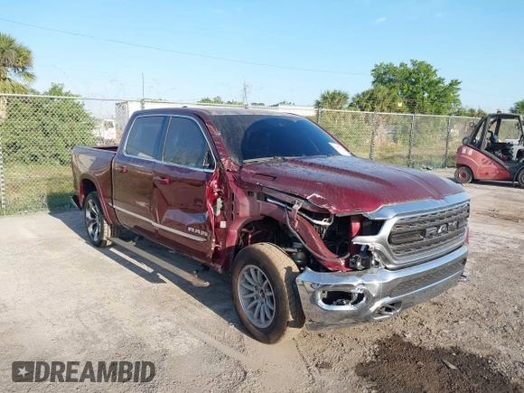 2023 Ram 1500 Limited with VIN 1C6SRFHT7PN541034, listed as a IAAI auction lot 41901301 with 44,190 mi miles and . Bid and sale history available at DreamBid. Image 6.