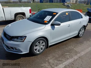 2017 Volkswagen Jetta 1.4T S with VIN 3VW167AJ2HM287690, listed as a IAAI auction lot 41837464 with 116,604 mi miles. Bid and sale history available at carsss.com. Image 2.
