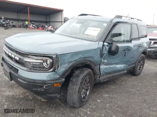 2021 Ford Bronco Sport Big Bend with VIN 3FMCR9B65MRB22198, listed as a IAAI auction lot 41526009 with 52,530 mi miles. Bid and sale history available at carsss.com. Image 2.