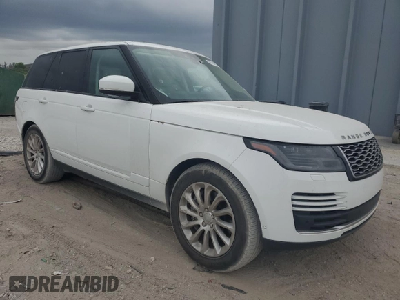 2018 Land Rover Range Rover with VIN SALGS2REXJA500285, listed as a Copart auction lot 46213465 with 44,603 mi miles and Salvage title. Bid and sale history available at DreamBid. Image 4.