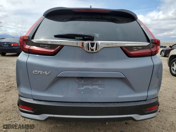 2021 Honda CR-V EX-L with VIN 2HKRW1H80MH402423, listed as a Copart auction lot 48068055 with 38,928 mi miles and Salvage Title. Bid and sale history available at carsss.com. Image 6.
