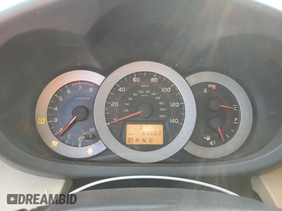 2010 Toyota RAV4 with VIN JTMZF4DV8A5022173, listed as a Copart auction lot 46663745 with 65,653 mi miles and Salvage Title. Bid and sale history available at carsss.com. Image 9.