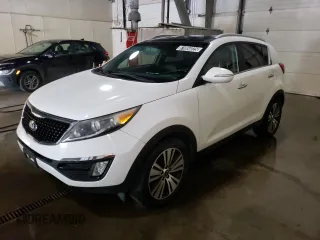 2016 Kia Sportage EX with VIN KNDPC3AC5G7815781, listed as a Copart auction lot 61004025 with 91,964 mi miles and Clean title. Bid and sale history available at DreamBid. Image 1.