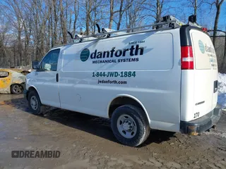 2017 Chevrolet Express Cargo Van with VIN 1GCWGAFF9H1176218, listed as a IAAI auction lot 41678884 with 218,451 mi miles. Bid and sale history available at carsss.com. Image 14.