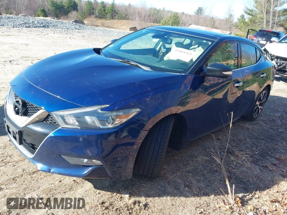 2017 Nissan Maxima SR with VIN 1N4AA6AP7HC364982, listed as a IAAI auction lot 41884511 with 55,825 mi miles and . Bid and sale history available at DreamBid. Image 17.