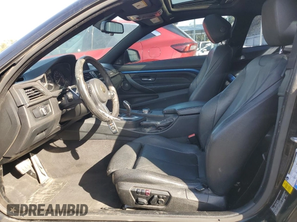2015 BMW 4 Series 435i with VIN WBA3R1C59FK193517, listed as a Copart auction lot 88938695 with 166,102 mi miles and Salvage Title. Bid and sale history available at DreamBid. Image 7.