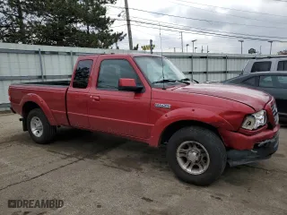 2008 Ford Ranger XLT with VIN 1FTYR44U18PA96768, listed as a Copart auction lot 47050465 with 124,219 mi miles and Salvage Title. Bid and sale history available at carsss.com. Image 4.