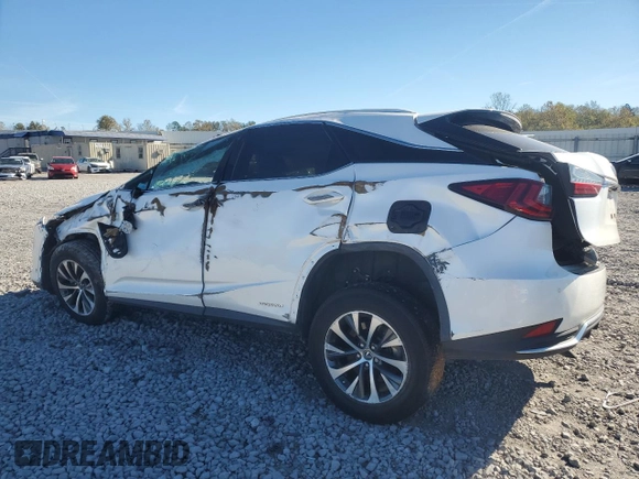 2021 Lexus RX 450h with VIN 2T2HGMDA5MC059173, listed as a Copart auction lot 80161234 with Not provided miles and Non repairable. Bid and sale history available at DreamBid. Image 2.