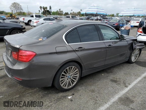 2013 BMW 3 Series 328i with VIN WBA3C1G54DNR46717, listed as a Copart auction lot 54440865 with 195,267 mi miles and Salvage Title. Bid and sale history available at carsss.com. Image 3.