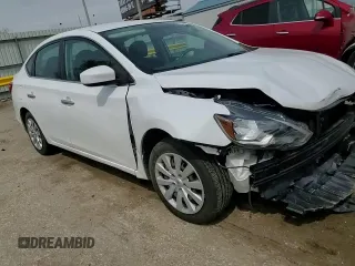 2019 Nissan Sentra S with VIN 3N1AB7AP1KY339588, listed as a Copart auction lot 51658815 with 91,338 mi miles and Salvage title. Bid and sale history available at DreamBid. Image 10.