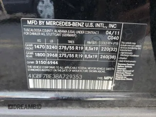 2011 Mercedes-Benz GL-Class GL 450 with VIN 4JGBF7BE3BA729353, listed as a Copart auction lot 77871154 with 89,019 mi miles and Salvage Title. Bid and sale history available at carsss.com. Image 14.