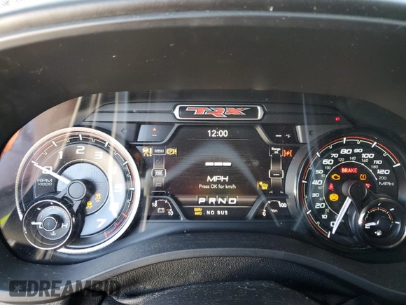 2021 Ram 1500 TRX with VIN 1C6SRFU96MN800618, listed as a Copart auction lot 76279564 with 0 mi miles and Salvage Title. Bid and sale history available at carsss.com. Image 9.