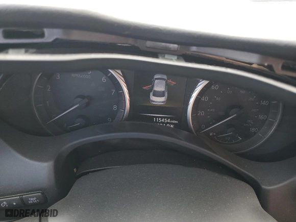 2019 Infiniti Q50 3.0t LUXE with VIN JN1EV7AP6KM541998, listed as a Copart auction lot 46716765 with 115,454 mi miles and Salvage Title. Bid and sale history available at carsss.com. Image 9.