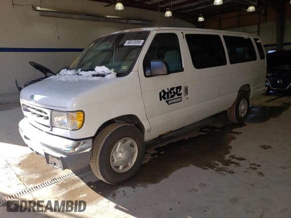 1999 Ford Econoline Passenger XL with VIN 1FBSS31L0XHB37226, listed as a Copart auction lot 46419355 with 51,209 mi miles and Clean Title. Bid and sale history available at DreamBid. Image 1.