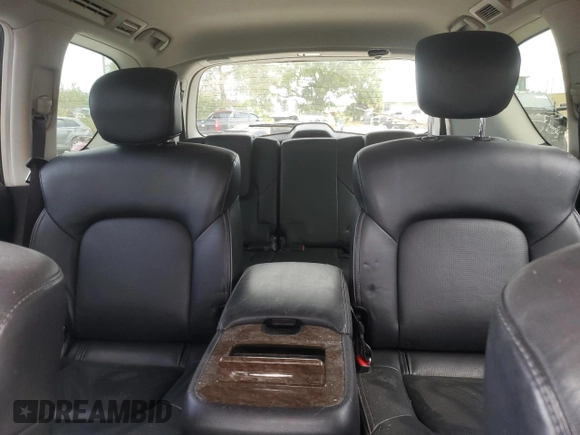 2017 Infiniti QX80 with VIN JN8AZ2NF7H9640379, listed as a Copart auction lot 76478454 with 121,582 mi miles and Non Repairable. Bid and sale history available at carsss.com. Image 10.
