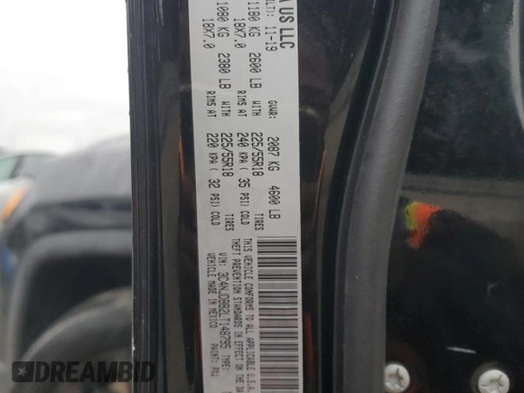 2020 Jeep Compass Latitude z VIN 3C4NJDBB2LT148795, wystawiony jako Copart lot #71754904 z przebiegiem 74 822 mil mil oraz Szkoda całkowita • Salvage title. Historia ofert i sprzedaży dostępna na DreamBid. Obrazek 13.