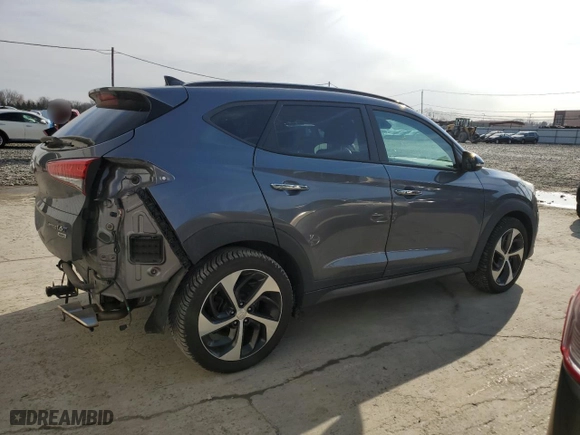 2016 Hyundai Tucson Limited with VIN KM8J3CA20GU203899, listed as a Copart auction lot 50232195 with 91,585 mi miles and Salvage Title. Bid and sale history available at carsss.com. Image 3.
