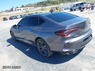 2022 Acura TLX w/A-Spec Package with VIN 19UUB5F52NA003934, listed as a IAAI auction lot 41817694 with 38,273 mi miles. Bid and sale history available at carsss.com. Image 3.